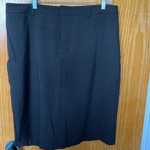 Gap brown work skirt